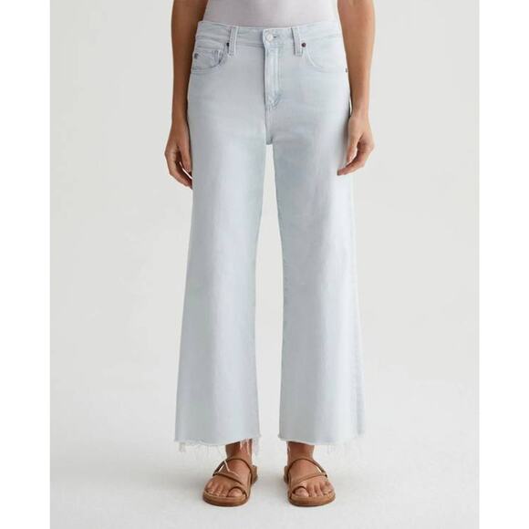 AdrianoGoldschmied AG Saige High Rise Wide Leg Crop Jean Tide Pool 30 VBS1D49RI - Picture 1 of 4